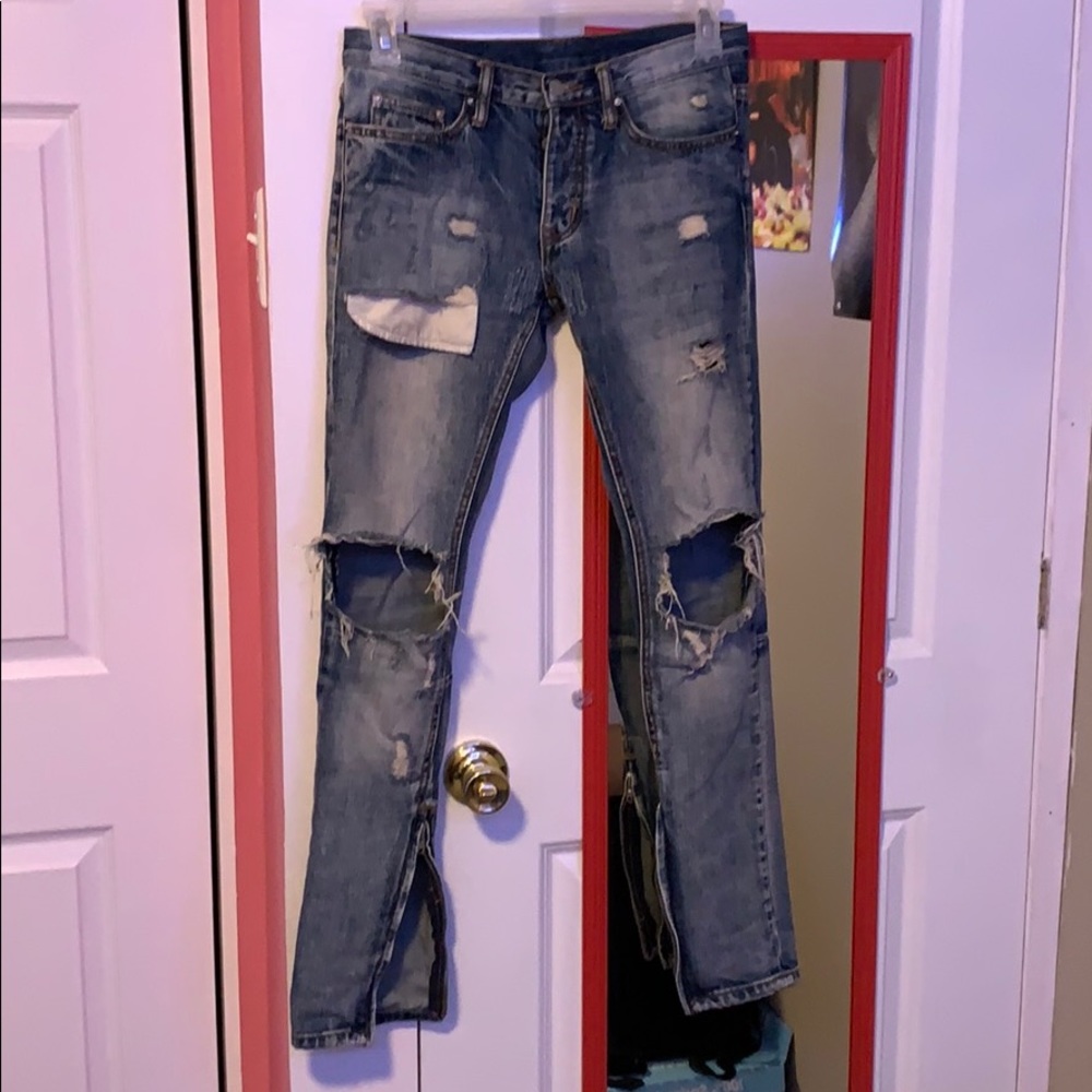 MNML M1 Blue Skinny Jean